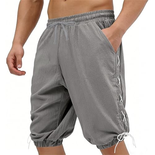 Short de plage homme pour des vacances confortables en look aspect lin