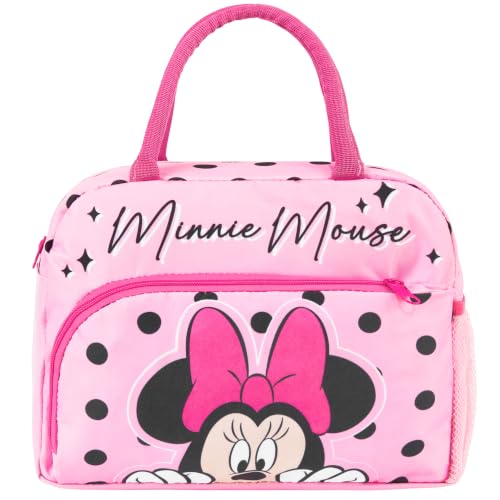 Get Trend Minnie Mouse Girls Insulated Lunch Tote Bag School Supplies