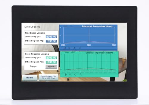Image of HMI + PLC Combo, 7 inch Touchscreen Display, Add up to 3 I /O Modules (Sold Separately), HMC2070A-M, C1D2, Maple Systems, Free All-in-One Configuration and Programming Software