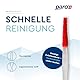 paro® brush-sticks – Interdentalbürste & Zahnstocher in einem, Effektive Zahnzwischenraumreinigung mit Flaumbürste, Soft, hygienisch & wiederverwendbar | 10 Stück mit Schutzkappe