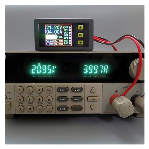 Ampèremètre voltmètre DELURA 0-90V mesureur de capacité batterie compact