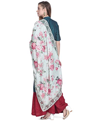 Image of DUPATTA BAZAAR Woman's Embellished Net Dupatta