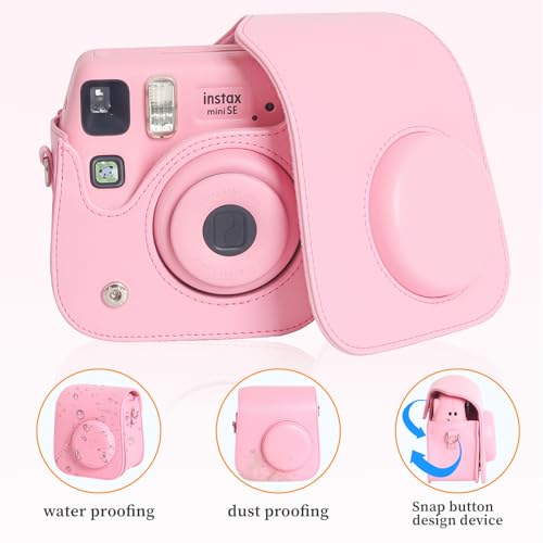 Funda protectora de cuero PU para cámara Instax mini SE/7+ miniatura 3