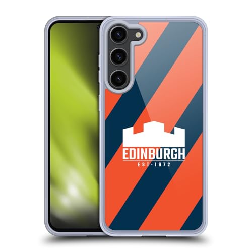 Funda de Gel Samsung Galaxy S23+ 5G Edinburgh Rugby Carcasa Protectora Silicona Flexible Rayas