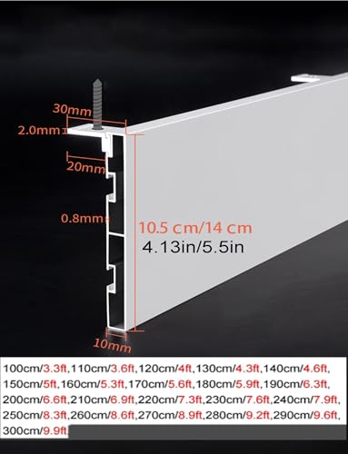 Cenefa de aluminio blanco de alta gama para ocultar rieles de techo con estilo 2