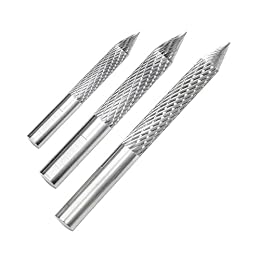 Ywdiml 3PCS Car Tire Reamer Drill Bit, Tungsten Steel Vehicle Tyre Burr Patches Plug Cutter Reamer, Multi Size Automotive Tire Plug Drill Repair Kit, Universal for Truck Motorcycle Sedan