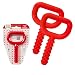 Chewy Tubes Super Tubes Red Teether, 2-Pack