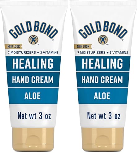 Gold Bond Healing Hand Cream, Hand Cream With Aloe, Moisture That Lasts Through Handwashing, 3 oz. (Pack of 2)