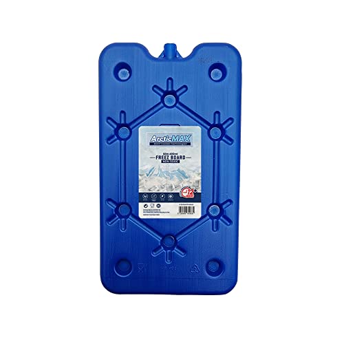 Arcticmax Tablas de congelación delgadas - 200 ml, 400 ml, 800 ml - Refrigerante que simplemente permanece congelado durante más tiempo - 10 horas enfriadas - Almuerzo fresco bien hecho (400 ml x 1)
