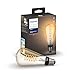 Price comparison product image Philips Hue White Filament ST72 Single Smart LED Bulb [E27 Edison Screw] with Bluetooth, Works with Alexa, Google Assistant and Apple HomeKit