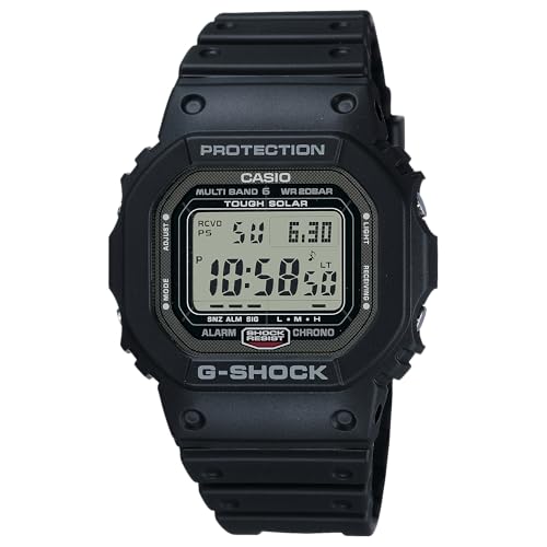 Casio G-Shock GW5000U-1 Black Resin DLC Caseback Digital Watch