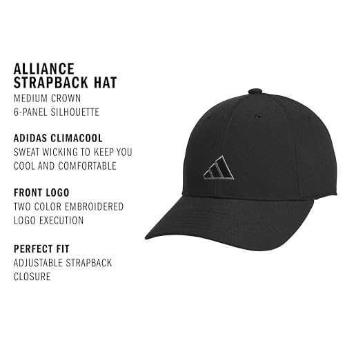 Adidas Unisex-Adult Alliance Strapback Hat – Baseball Cap for Kids2