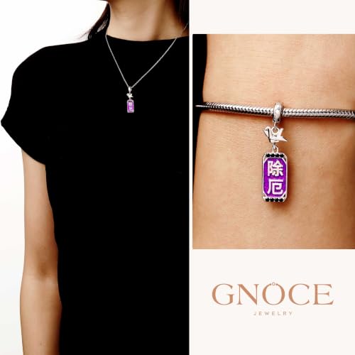 Image of GNOCE Japanese Charm Bead Silver Blend Pendant Dangle Charms fit Bracelet Jewelry Gift for Women