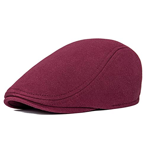 Casquette plate coton homme BOTVELA ajustée anti-transpiration style rétro