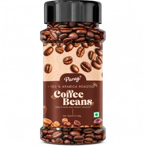Image of PARAG 100% Arabica Coffee Beans 60g, Roasted Whole Coffee Beans