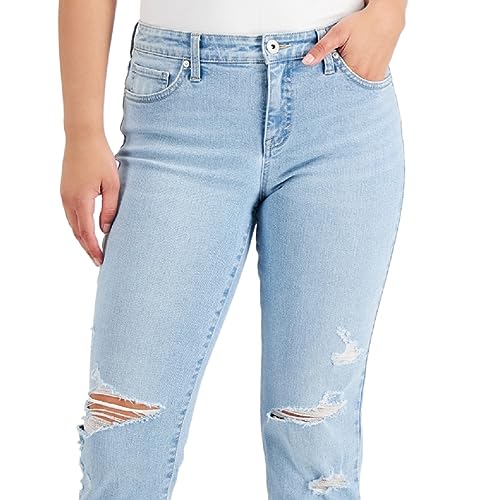 Style & Co Women's Girlfriend Jeans Blue Size 102