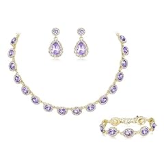 Light Purple Gold-Tone