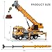BLUEYAK Kids Toys for 3 4 5 6 7 Years Old Boys, Die-cast Construction Toys Set w/Lights & Sounds, 29IN Crane Arm Alloy Engineering Construction Vehicles Truck Toys, Classics Crane Truck Model