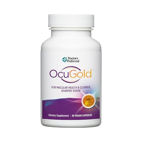 DOCTORS PREFERRED Clinical-Grade OcuGold Eye Vitamins with Lutein