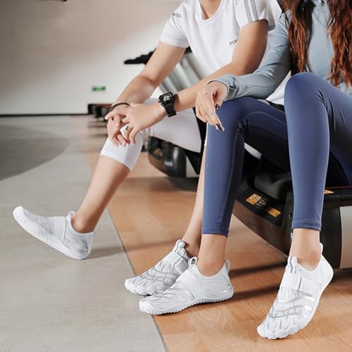 Image of barefoot hiking shoes for women men professional water shoes for women men barefoot hiking shoes for travel wide toe slip resistant breathable