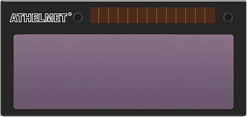 Miniatura 2 de Athelmet 35-13 (19 en 1) con modo de bloqueo de sombra y lente de soldadura de oscurecimiento automático, filtro de color verdadero de repuesto para