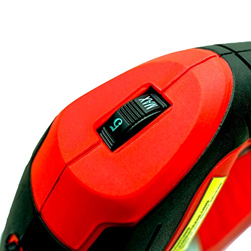 HurthAG 810W Stichsäge, Laser&LED, Holz Schnitttiefe: 80mm, 22mm Hubhöhe, 500-3000SPM, Hocheffizienter Reinkupfermotor… – Bild 4
