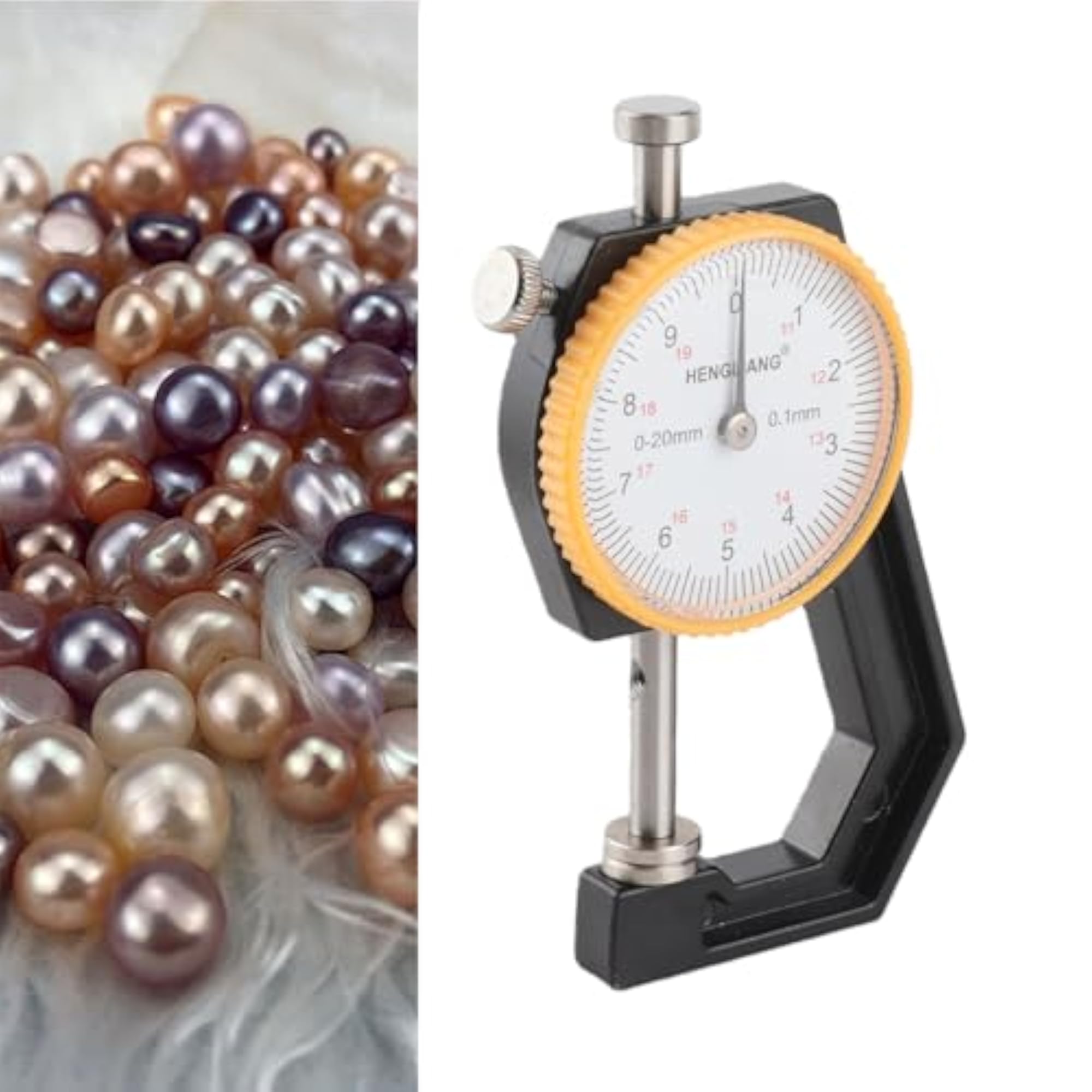 Bead Diameter Gauge for Measuring Pearl Thickness