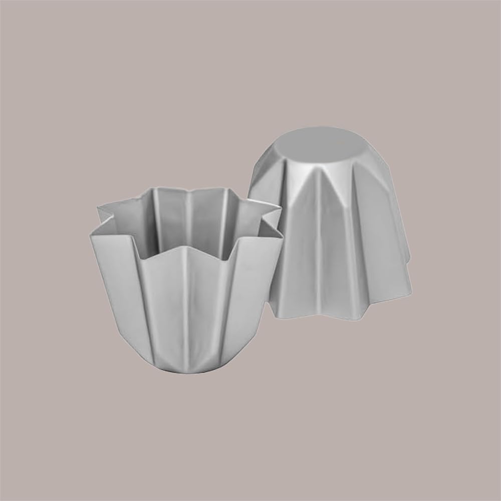 Lucgel Stampo in Alluminio per Pandoro Natalizio 1000 gr Dm 230 H 170 mm