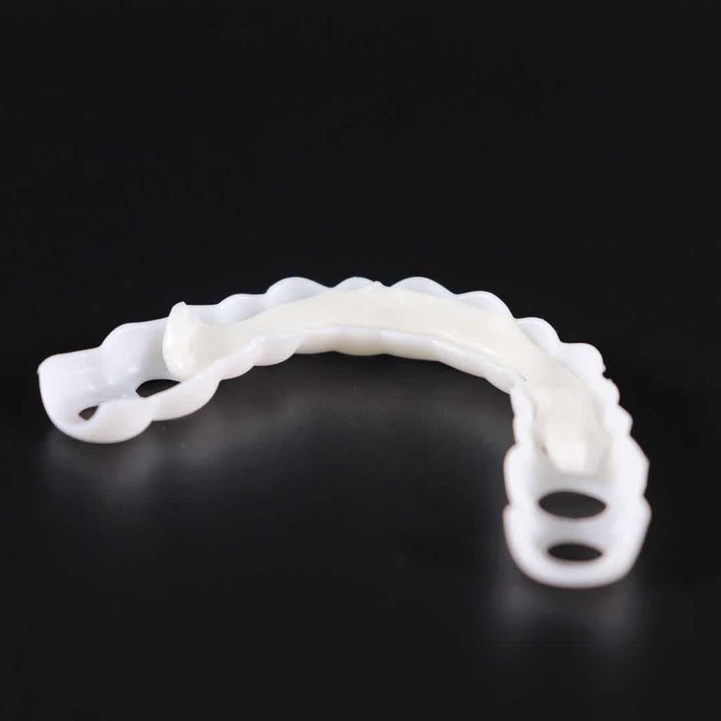 CLUB BOLLYWOOD 1Pair Silicone Upper/Lower False Teeth Dental Veneers Dentures Fake Tooth 01 | Oral Care | Other Oral Care, White-image-30