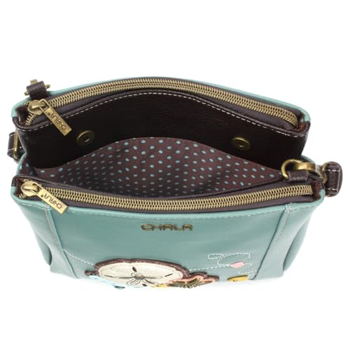 Image of CHALA Merry Messenger RFID Protected Women Faux Leather Shoulder Purse with Adjustable Crossbody Strap | RFID Protected