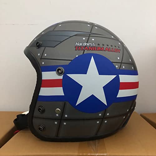 Casques motocross visage ouvert JATIBOSH certifié DOT ECE style rétro - 4