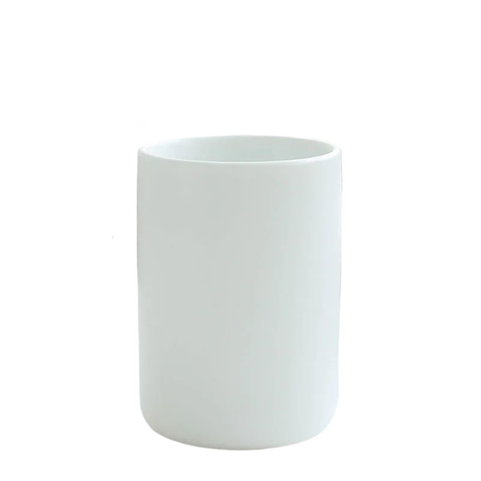 4Pcs Simple Mouthwash Cup Bathroom Accessories Solid Color Toothbrush Wash Household Supplies For Travel And Camping(White)