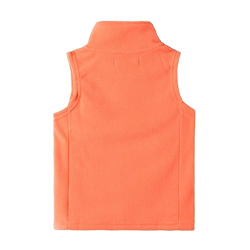 LittleSpring Boys Girls Fleece Vest Sleeveless Jacket Full-Zip Fall Winter Warm Outerwear2