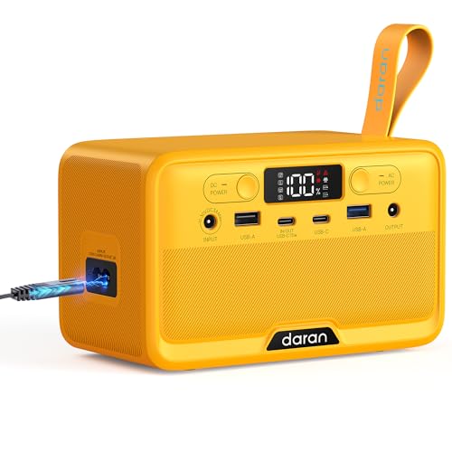 Tragbare Powerstation, 100W, 89,6Wh, 1,15 kg, USB-A 18W, USB-C 45W, AC-/Solarladung 40W, für Camping, Reisen und Outdoor-Notstromversorgung