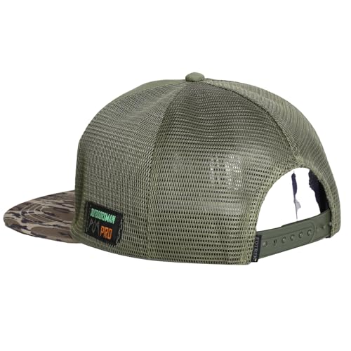 Image of EDTREK Outdoorsman Pro Trucker Breathable Mesh Performance Cap - Flat Brim Snapback Hat