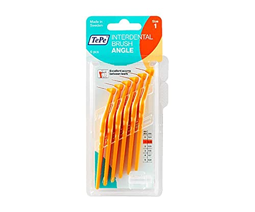 18 TePe Angle Interdentalbürsten 0,45 mm orange