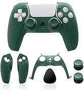 ECHZOVE PS5 Controller Accessories, PS5 Controller Skin, PS5 Controller Plate and PS5 Thumb Grips...