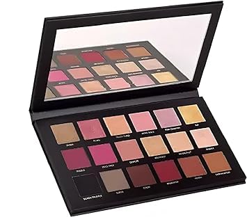 Rose Gold Remastered Edition 18 Color Eyeshadow Palette Shimmery, Velvet & Matte Finish
