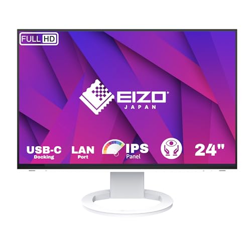 Eizo FlexScan EV2495 24.1" 16:10 WUXGA USB-C Docking IPS LED Monitor, Black