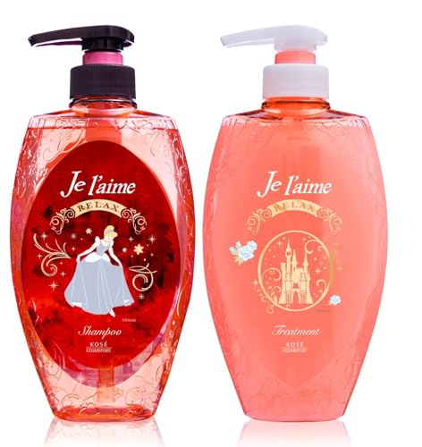 【ディズニー限定ボトル】KOSE コーセー ジュレーム シャンプー&トリートメント (シンデレラ) ノンシリコン×ケラチンケア (ソフト&モイスト)