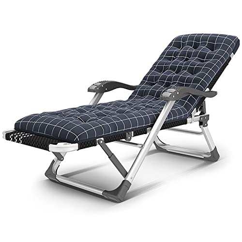 Chaise longue pliante à gravité zéro extérieure et fauteuil de patio