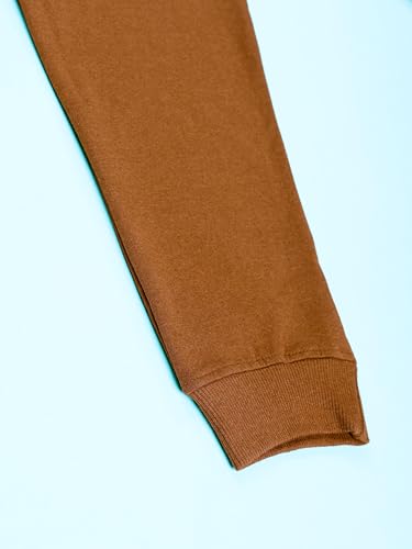 Image of KiddoPanti Boys Solid Fleece Track Pants | Cotton Poly Fleece Fabric | Ankle Length Bottom Rib | 2 Front Patch Pocket | Elastic Waist & Drawcord | Jogger Track Pants for Boys