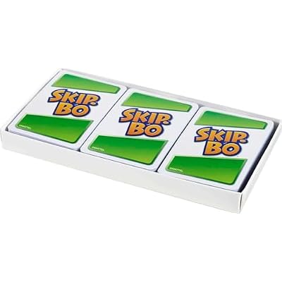 Mattel Uno, Flip and Skip-Bo Card Game, Combo Pack of 3