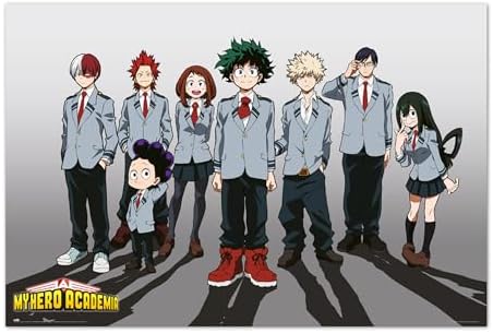 Official My Hero Academia Poster - 35.8 x 24.2 inches / 91 x 61.5 cm - Shipped Rolled Up - Cool Posters - Art Poster - Posters & Prints - Wall Posters image 4