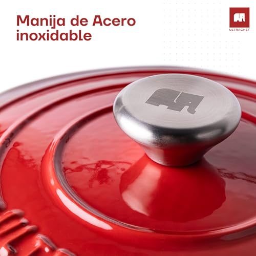 Consejos para Comprar Olla para estofados - los preferidos. 6 Olla para estofados marca ULTRACHEF (3)