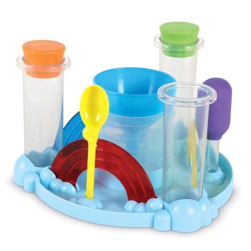 Learning Resources Regenbogen-Forschungslabor, ab 4 Jahren, Vorschul-Experimentierset, Mint-Spielzeug, Farbmisch-Experimente für Kinder… – Ansicht 4