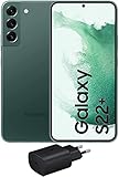 Samsung F-AMZBS906GLEP Galaxy S22+ 5G, unlocked, Caricatore incluso, Cellulare Smartphone Android senza SIM 128GB Display 6.6’’¹ Dynamic AMOLED 2X, 4 Fotocamere, Green 2022 [Versione Italiana]