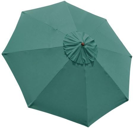 CASTLECREEK Green 9ft Patio Umbrella Replacement Top Canopy Outdoor