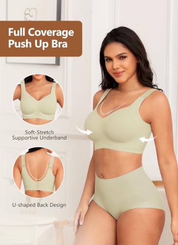 Image of Xcutting Jelly Bras for Women No Underwire Full Coverage Plus Size Support