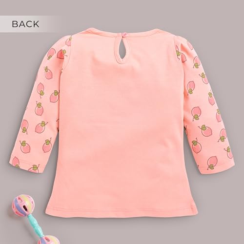 Image of LuvLap Baby Girls 100% Cotton Full Sleeve Girls Top, Pack of 02